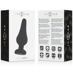 Pipo L – Plug Anale in Silicone Nero 13 cm