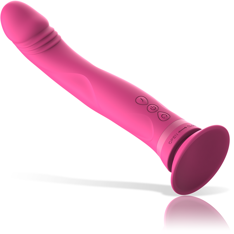 Dildo Vibratore in Silicone Rosa Michelangelo