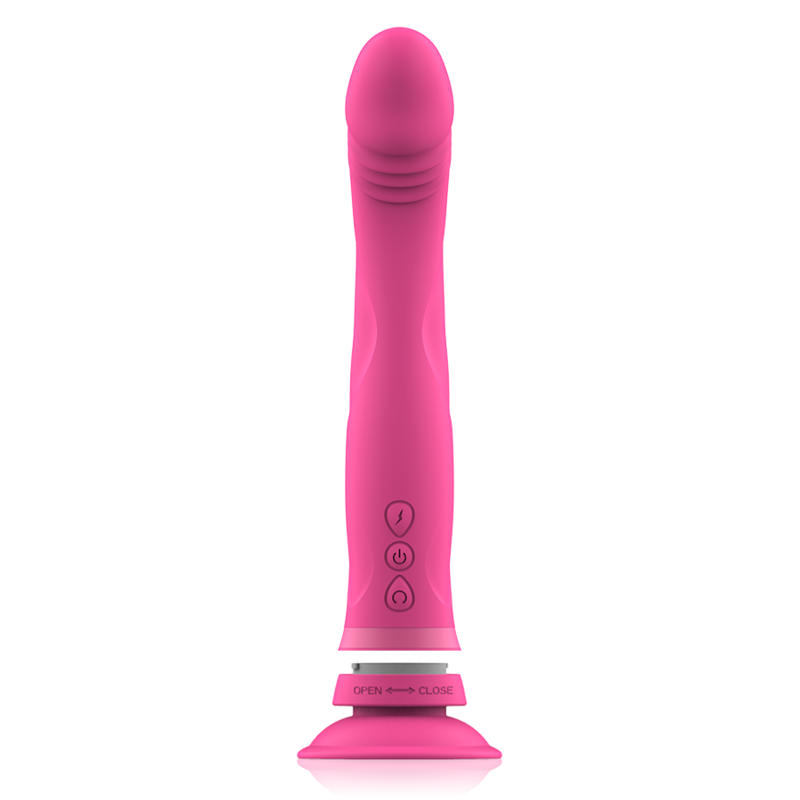Dildo Vibratore in Silicone Rosa Michelangelo