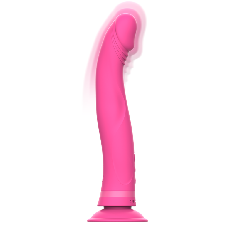 Dildo Vibratore in Silicone Rosa Michelangelo