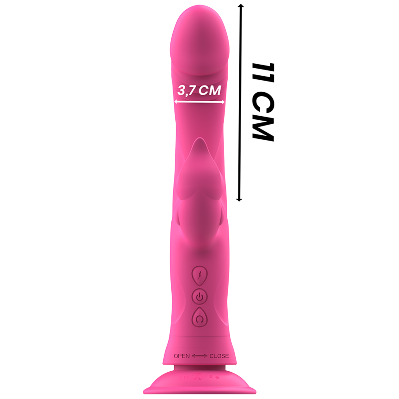Vibratore Julio Rabbit in Silicone Rosa