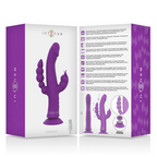 Vibratore in Silicone Casanova Rabbit Triplo Motore Viola