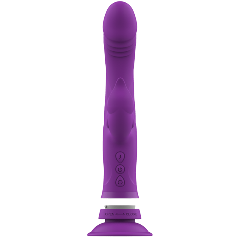 Vibratore in Silicone Casanova Rabbit Triplo Motore Viola
