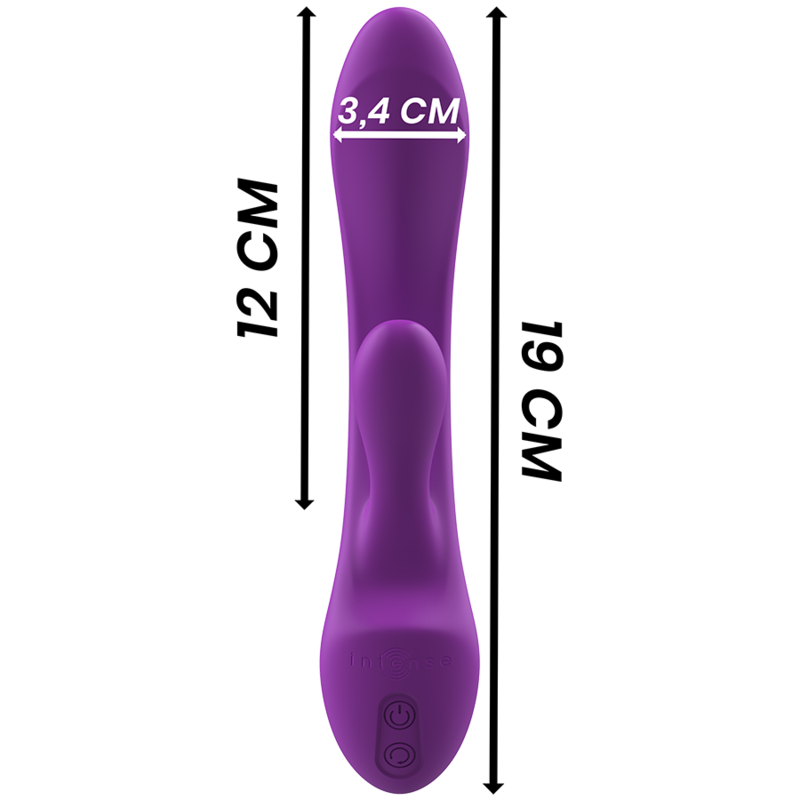 Vibratore Luigi Rabbit Silicone Liquido Viola