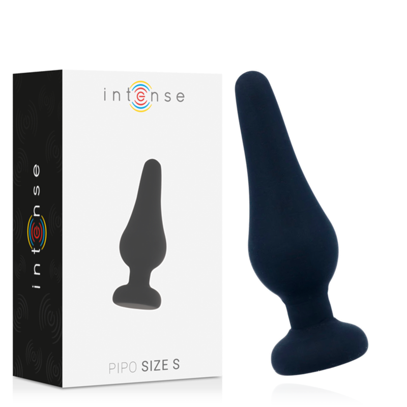 Plug Anale Pipo S Silicone Nero 9,8 cm