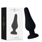 Plug Anale Pipo M Silicone Nero 11 cm