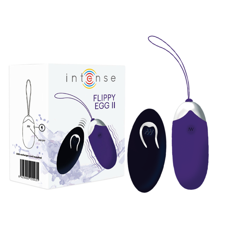 Uovo Vibrante Flippy Ii con Telecomando Viola