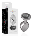 Plug in Metallo con Cristallo Nero – Taglia S