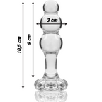Nebula by Ibiza – Model 1 | Plug Anale in Vetro Borosilicato Trasparente 10,5 cm