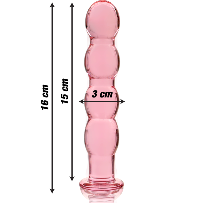 Nebula by Ibiza – Model 10 | Dildo in Vetro Borosilicato Rosa 16,5 cm