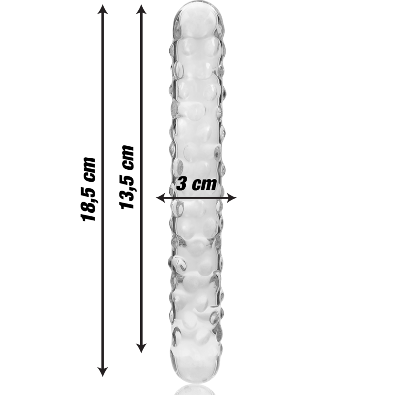 Nebula by Ibiza – Model 15 | Dildo in Vetro Borosilicato Trasparente 18,5 cm