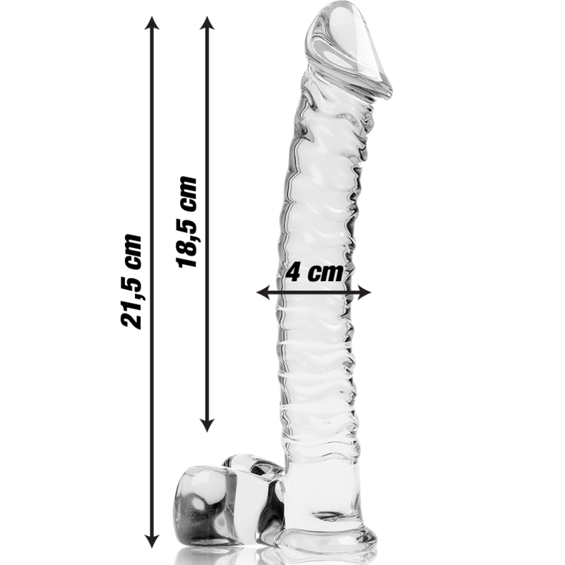 Nebula by Ibiza – Model 23 | Dildo in Vetro Borosilicato Trasparente 21,5 cm