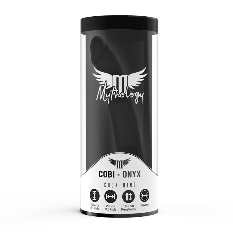 Cobi Onyx – Dildo Anale con Anello 13 cm