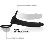 Cobi Onyx – Dildo Anale con Anello 13 cm