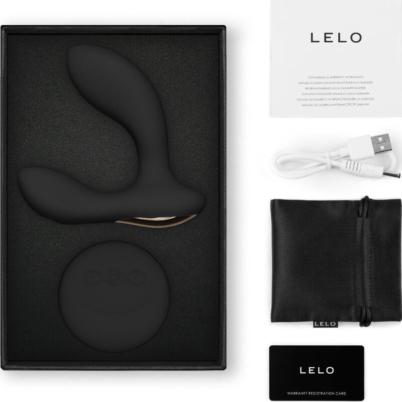 LELO Hugo 2 – Massaggiatore Prostatico con Telecomando Nero