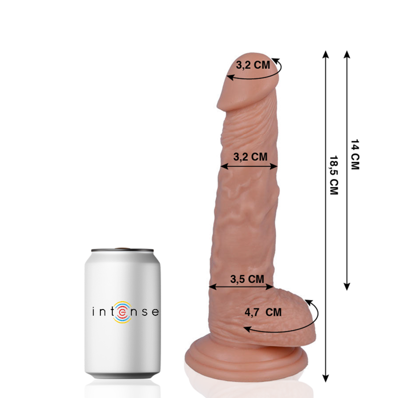 Dildo Realistico 13 – 18,5 cm Ø 3,2 cm