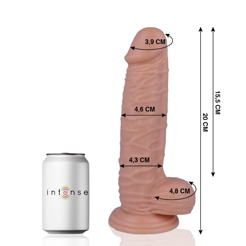 Dildo Realistico 20 – 20 cm Ø 4,6 cm