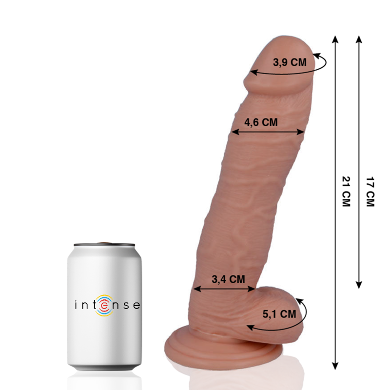 Dildo Realistico 24 – 21 cm con Ventosa