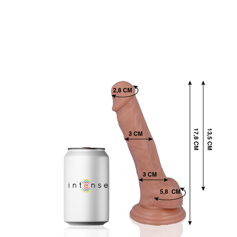 Dildo Realistico 9 – 17,8 cm Ø 3 cm