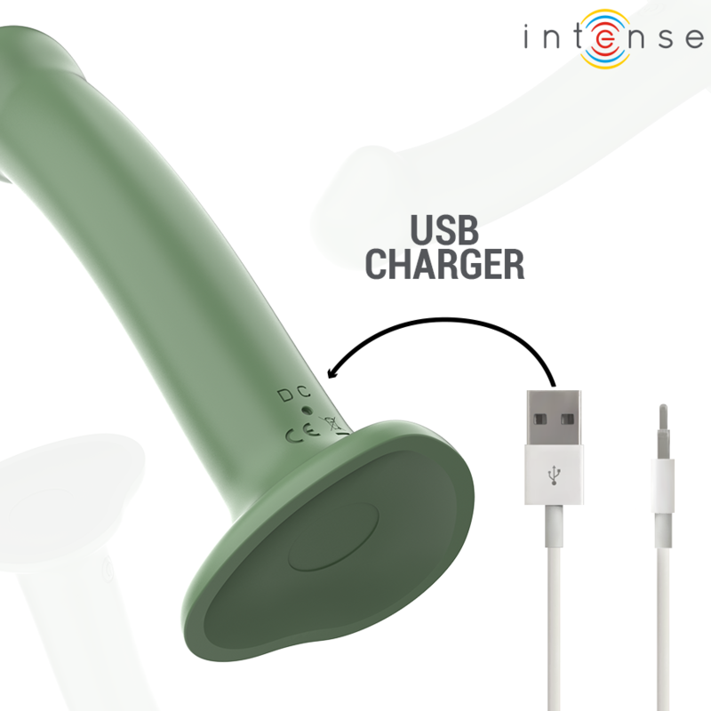 Vibratore Becca con Ventosa 10 Vibrazioni Telecomando Verde