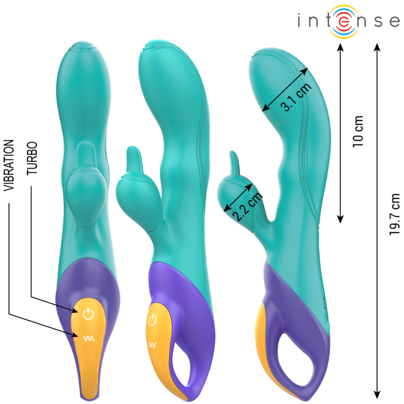 Fred – Vibratore Rabbit Blu