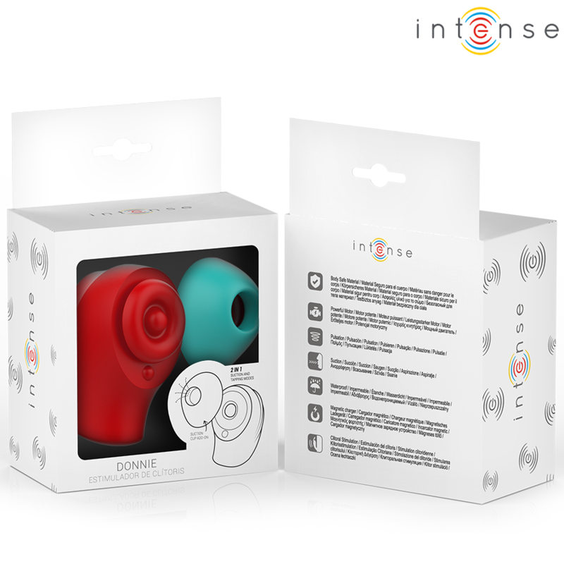 Donnie – Stimolatore Clitorideo Rosso/verde