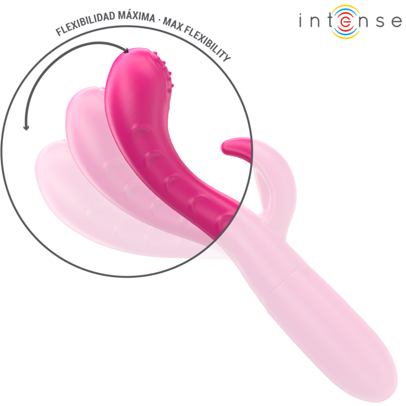 Vibratore Amara con Lingua Stimolante 10 Vibrazioni Rosa