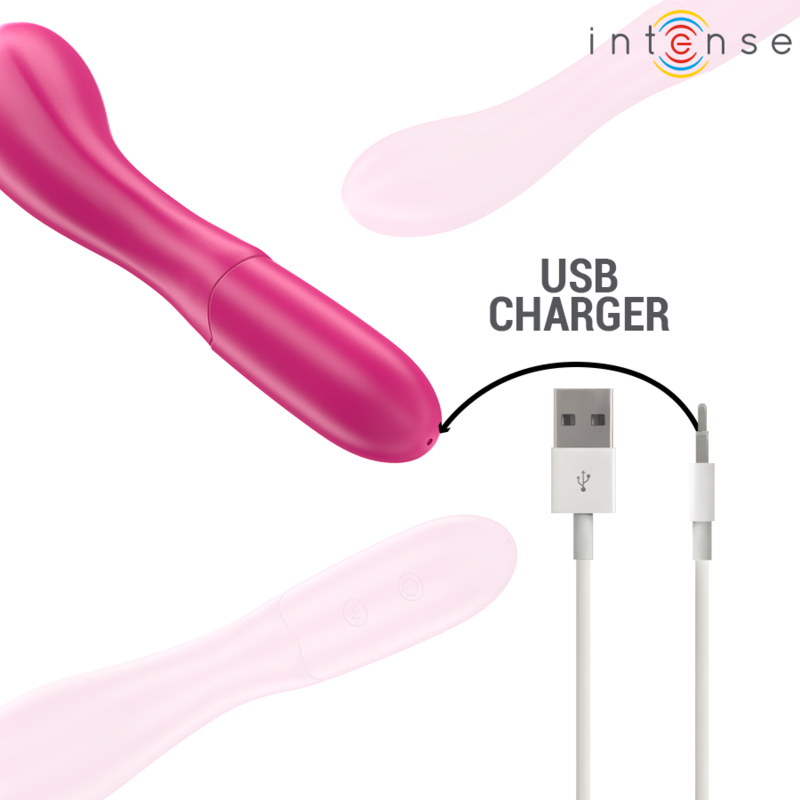 Lisette – Vibratore 19 cm Flessibile 10 Vibrazioni Rosa