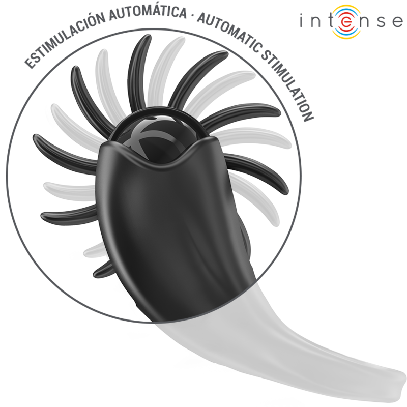 Mabel – Anello Vibrante con Stimolatore Clitorideo Nero