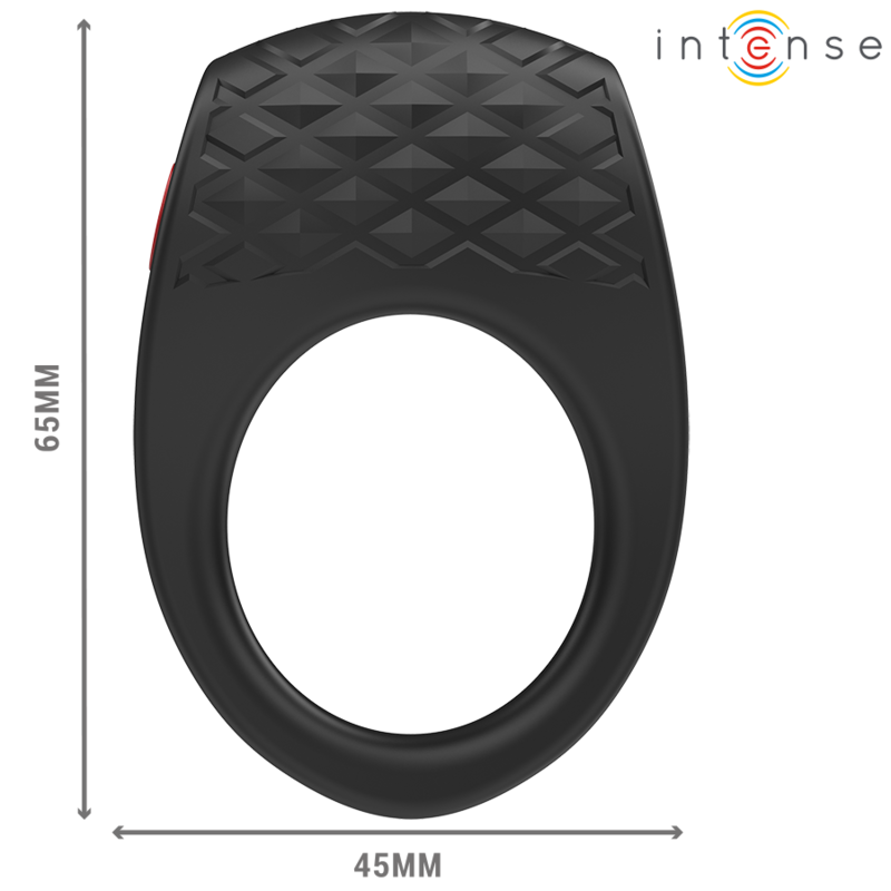 Clover – Vibratore Anello per Pene 10 Vibrazioni Nero