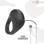 Clover – Vibratore Anello per Pene 10 Vibrazioni Nero