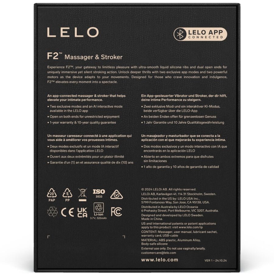 LELO F2S – Masturbatore Maschile Teal