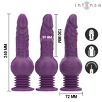 Vibratore Multifunzione Tatum con Vibrazione su e Giù 24 cm Viola