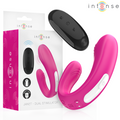 Janet – Dual Stimolatore e Vibratore a Forma di U con Telecomando Rosa