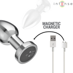 Plug Anale 10 Vibrazioni Metallo con Telecomando M