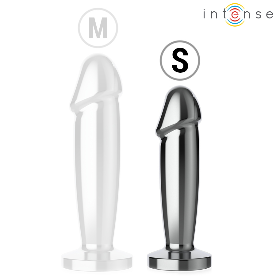 Plug Anale 10 Vibrazioni Dildo Metallo con Telecomando S