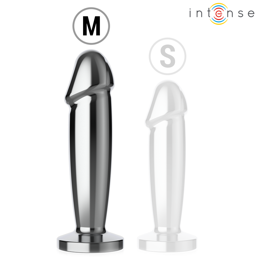 Plug Anale 10 Vibrazioni Dildo Metallo con Telecomando M