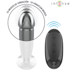 Plug Anale 10 Vibrazioni Dildo Metallo con Telecomando M