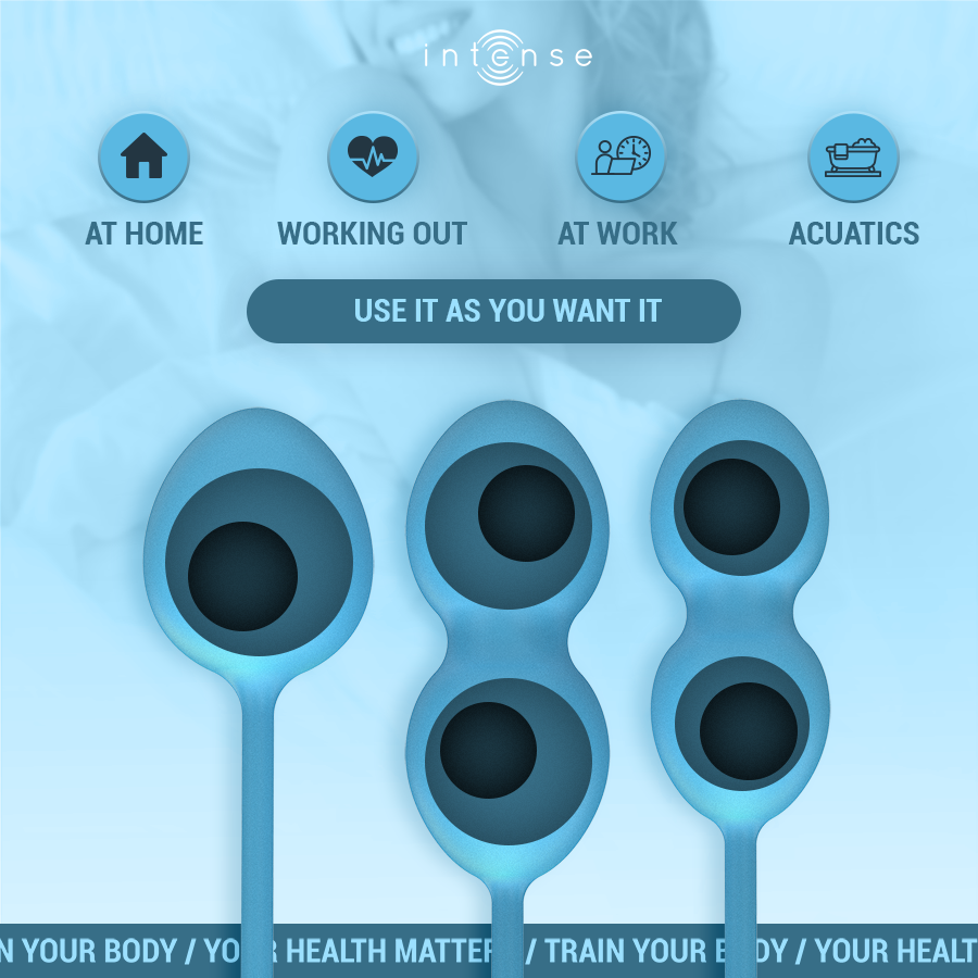 Charli – Kit Kegel 3 Livelli Blu