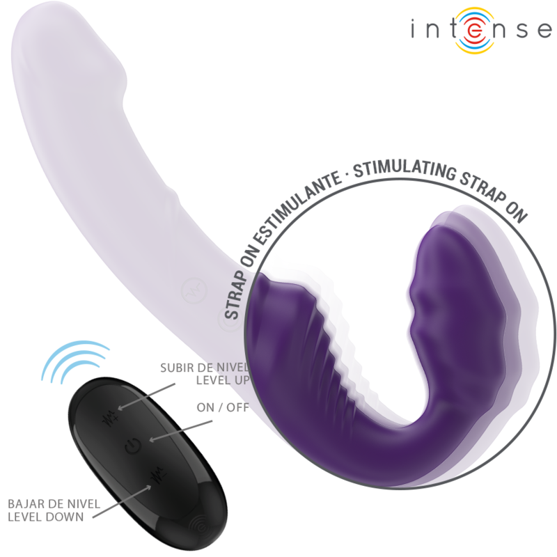 Jill – Doppio Vibratore 20 cm Viola Telecomando