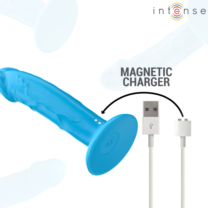 Phoebe – Vibratore Realistico 10 Vibrazioni Telecomando Blu