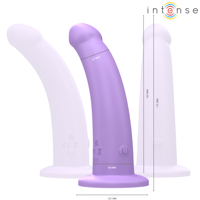 Vibratore Eddie 17,5 cm 10 Vibrazioni Viola Telecomando