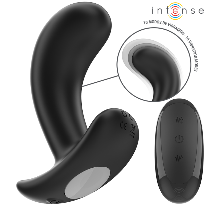 Chandler – Plug Anale 10 Vibrazioni Nero Telecomando