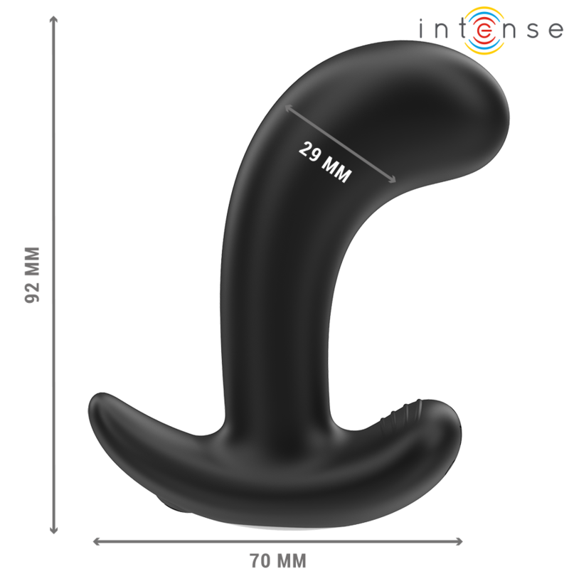 Chandler – Plug Anale 10 Vibrazioni Nero Telecomando