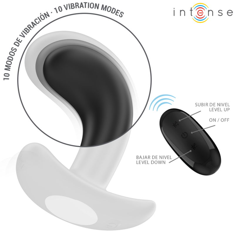 Chandler – Plug Anale 10 Vibrazioni Nero Telecomando