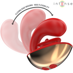 Vibratore e Stimolatore Mariah a Forma di U 10 Vibrazioni Rosso