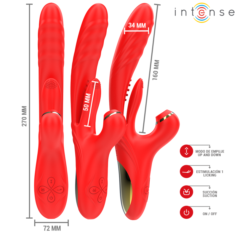 Karol – Vibratore Multifunzione a Spinta