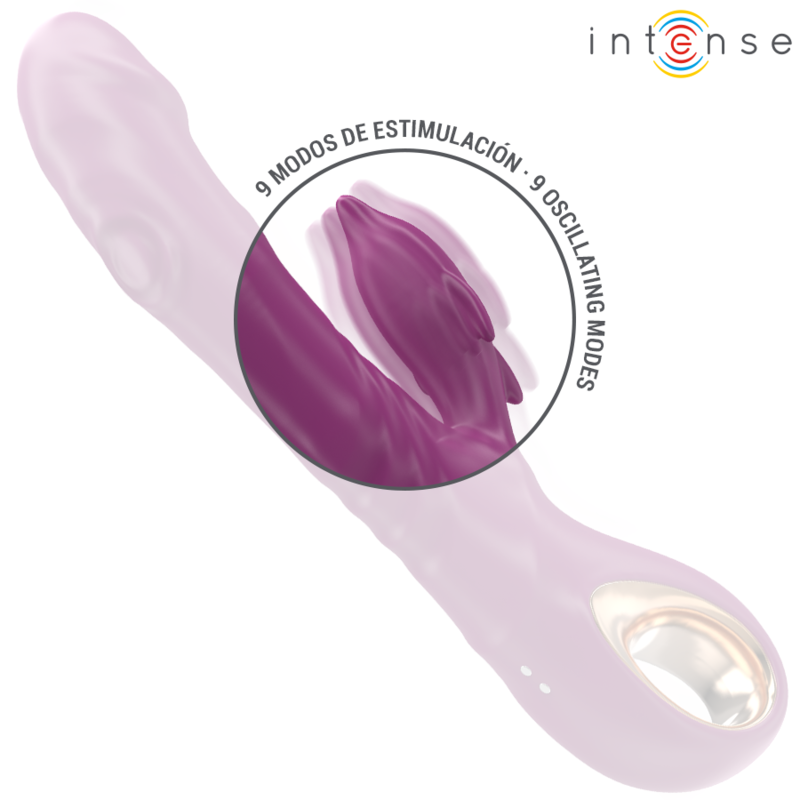 Vibratore Multifunzione Halle con Lingua Stimolante a Delfino Viola