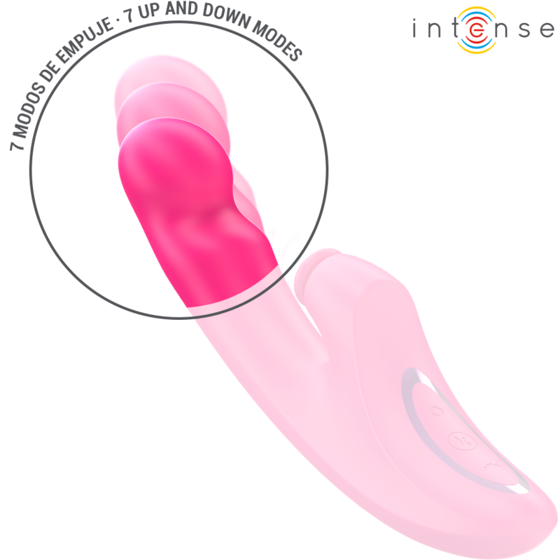 Vibratore Emi 13,5 cm Multifunzione 3 in 1 10 Vibrazioni Rosa