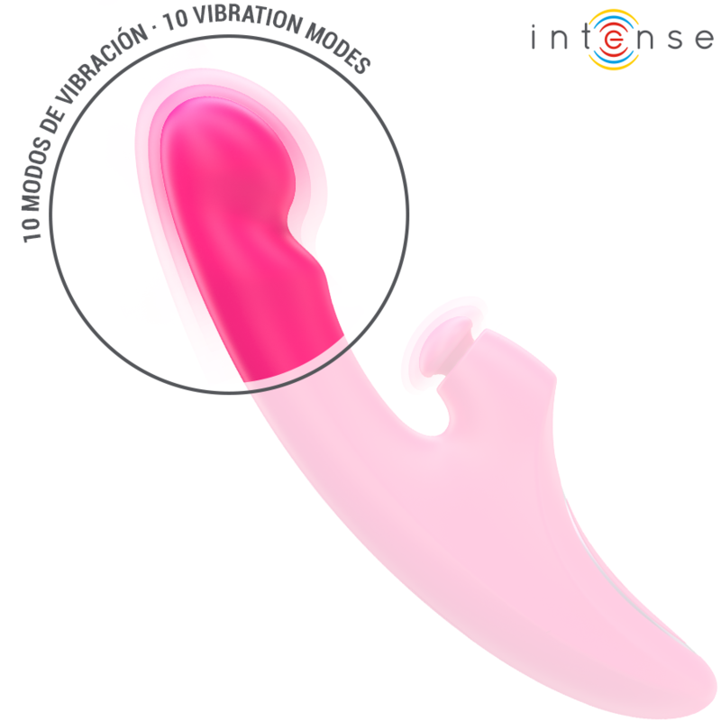 Vibratore Emi 13,5 cm Multifunzione 3 in 1 10 Vibrazioni Rosa